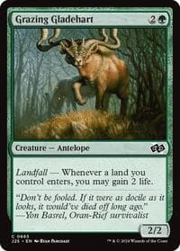Grazing Gladehart - Foundations Jumpstart - Magic: The Gathering card