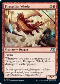 Firespitter Whelp - Foundations Jumpstart - Magic: The Gathering card