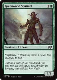Greenwood Sentinel - Foundations Jumpstart - Magic: The Gathering card