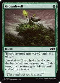 Groundswell - Foundations Jumpstart - Magic: The Gathering card