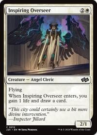 Inspiring Overseer - Foundations Jumpstart - Magic: The Gathering card