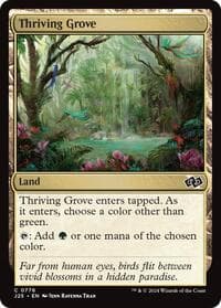Thriving Grove - Foundations Jumpstart - Magic: The Gathering card