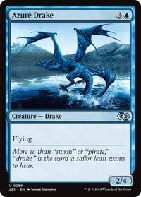 Azure Drake - Foundations Jumpstart - Magic: The Gathering card