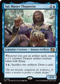 Sai, Master Thopterist (Anime) - Foundations Jumpstart - Magic: The Gathering card
