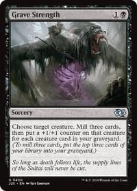 Grave Strength - Foundations Jumpstart - Magic: The Gathering card