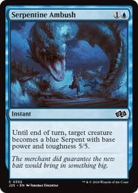 Serpentine Ambush - Foundations Jumpstart - Magic: The Gathering card