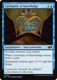 Cartouche of Knowledge - Foundations Jumpstart - Magic: The Gathering card
