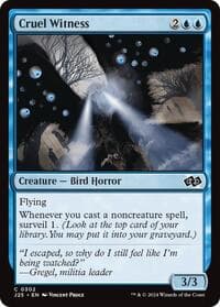 Cruel Witness - Foundations Jumpstart - Magic: The Gathering card