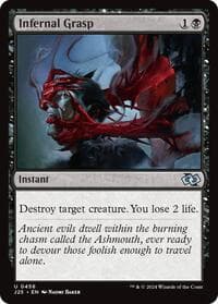 Infernal Grasp - Foundations Jumpstart - Magic: The Gathering card