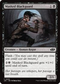 Masked Blackguard - Foundations Jumpstart - Magic: The Gathering card