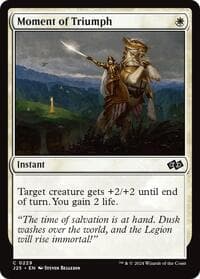 Moment of Triumph - Foundations Jumpstart - Magic: The Gathering card