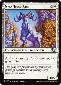 Nyx-Fleece Ram - Foundations Jumpstart - Magic: The Gathering card