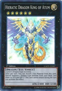 Hieratic Dragon King of Atum - Galactic Overlord - YuGiOh card