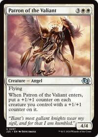 Patron of the Valiant - Foundations Jumpstart - Magic: The Gathering card