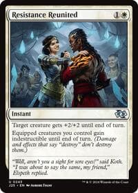 Resistance Reunited - Foundations Jumpstart - Magic: The Gathering card