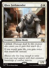 Rhox Faithmender - Foundations Jumpstart - Magic: The Gathering card