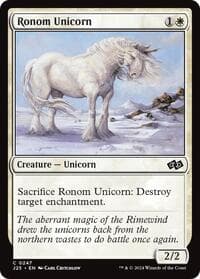 Ronom Unicorn - Foundations Jumpstart - Magic: The Gathering card
