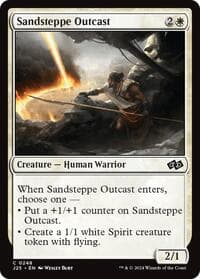 Sandsteppe Outcast - Foundations Jumpstart - Magic: The Gathering card