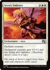 Serra's Embrace - Foundations Jumpstart - Magic: The Gathering card