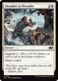 Shoulder to Shoulder - Foundations Jumpstart - Magic: The Gathering card