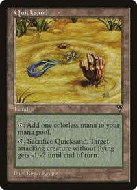 Quicksand - Visions - Magic: The Gathering card
