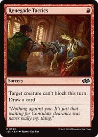 Renegade Tactics - Foundations Jumpstart - Magic: The Gathering card