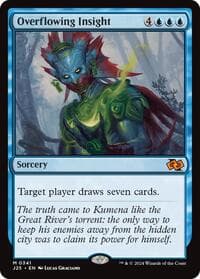 Overflowing Insight - Foundations Jumpstart - Magic: The Gathering card