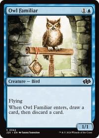 Owl Familiar - Foundations Jumpstart - Magic: The Gathering card