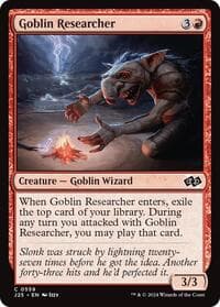 Goblin Researcher - Foundations Jumpstart - Magic: The Gathering card
