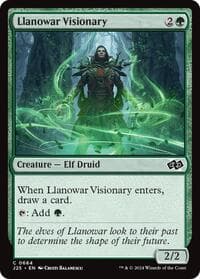 Llanowar Visionary - Foundations Jumpstart - Magic: The Gathering card