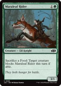Maraleaf Rider - Foundations Jumpstart - Magic: The Gathering card