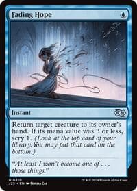 Fading Hope - Foundations Jumpstart - Magic: The Gathering card