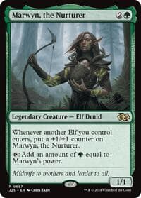 Marwyn, the Nurturer - Foundations Jumpstart - Magic: The Gathering card