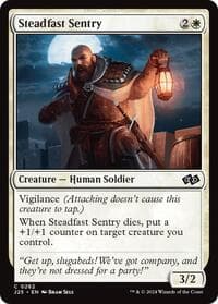 Steadfast Sentry - Foundations Jumpstart - Magic: The Gathering card