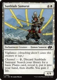 Sunblade Samurai - Foundations Jumpstart - Magic: The Gathering card