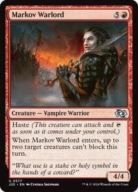 Markov Warlord - Foundations Jumpstart - Magic: The Gathering card