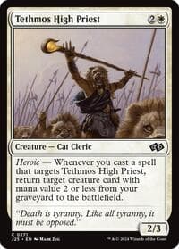 Tethmos High Priest - Foundations Jumpstart - Magic: The Gathering card