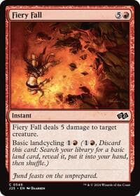 Fiery Fall - Foundations Jumpstart - Magic: The Gathering card