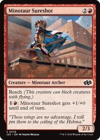 Minotaur Sureshot - Foundations Jumpstart - Magic: The Gathering card