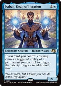 Naban, Dean of Iteration (Anime) - Foundations Jumpstart - Magic: The Gathering card