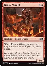 Fissure Wizard - Foundations Jumpstart - Magic: The Gathering card