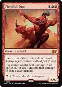 Fiendish Duo - Foundations Jumpstart - Magic: The Gathering card