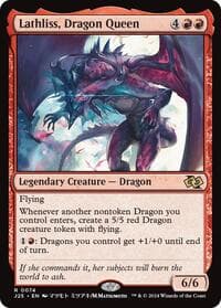 Lathliss, Dragon Queen (Anime) - Foundations Jumpstart - Magic: The Gathering card