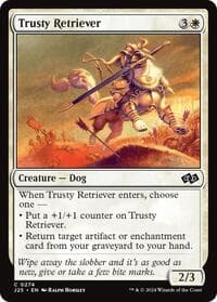 Trusty Retriever - Foundations Jumpstart - Magic: The Gathering card