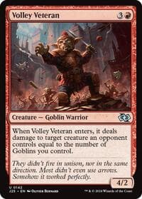 Volley Veteran - Foundations Jumpstart - Magic: The Gathering card