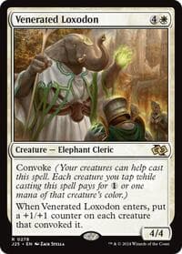Venerated Loxodon - Foundations Jumpstart - Magic: The Gathering card