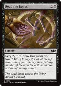 Read the Bones - Foundations Jumpstart - Magic: The Gathering card