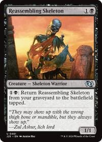 Reassembling Skeleton - Foundations Jumpstart - Magic: The Gathering card