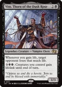 Vito, Thorn of the Dusk Rose (Anime) - Foundations Jumpstart - Magic: The Gathering card