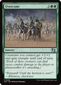 Overcome - Foundations Jumpstart - Magic: The Gathering card